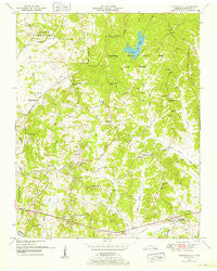 Chesterfield Tennessee Historical topographic map, 1:24000 scale, 7.5 X 7.5 Minute, Year 1950