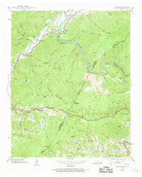 Chestoa Tennessee Historical topographic map, 1:24000 scale, 7.5 X 7.5 Minute, Year 1939