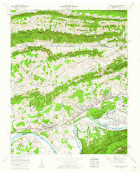 Church Hill Tennessee Historical topographic map, 1:24000 scale, 7.5 X 7.5 Minute, Year 1959