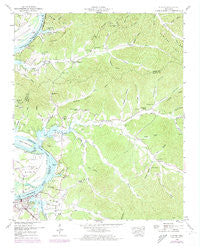 Clifton Tennessee Historical topographic map, 1:24000 scale, 7.5 X 7.5 Minute, Year 1949