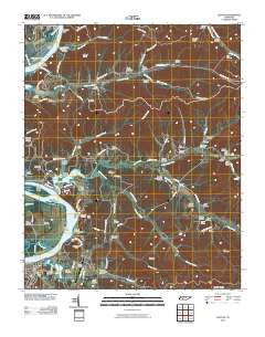 Clifton Tennessee Historical topographic map, 1:24000 scale, 7.5 X 7.5 Minute, Year 2010