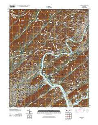 Clinton Tennessee Historical topographic map, 1:24000 scale, 7.5 X 7.5 Minute, Year 2010