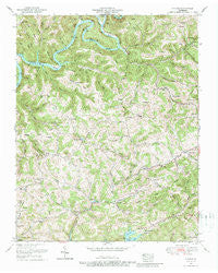 Clouds Tennessee Historical topographic map, 1:24000 scale, 7.5 X 7.5 Minute, Year 1952