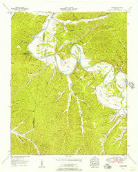 Coble Tennessee Historical topographic map, 1:24000 scale, 7.5 X 7.5 Minute, Year 1952