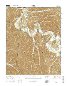 Coble Tennessee Current topographic map, 1:24000 scale, 7.5 X 7.5 Minute, Year 2016