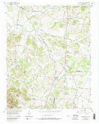 College Grove Tennessee Historical topographic map, 1:24000 scale, 7.5 X 7.5 Minute, Year 1957