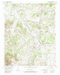 College Grove Tennessee Historical topographic map, 1:24000 scale, 7.5 X 7.5 Minute, Year 1957