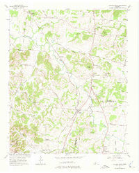 College Grove Tennessee Historical topographic map, 1:24000 scale, 7.5 X 7.5 Minute, Year 1957