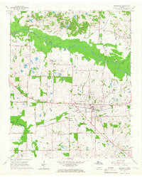 Collierville Tennessee Historical topographic map, 1:24000 scale, 7.5 X 7.5 Minute, Year 1965
