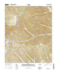Collinwood Tennessee Current topographic map, 1:24000 scale, 7.5 X 7.5 Minute, Year 2016