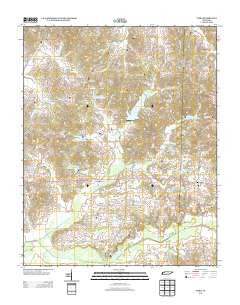 Como Tennessee Historical topographic map, 1:24000 scale, 7.5 X 7.5 Minute, Year 2013