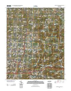 Cookeville East Tennessee Historical topographic map, 1:24000 scale, 7.5 X 7.5 Minute, Year 2013