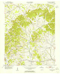 Cottontown Tennessee Historical topographic map, 1:24000 scale, 7.5 X 7.5 Minute, Year 1953