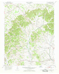 Cottontown Tennessee Historical topographic map, 1:24000 scale, 7.5 X 7.5 Minute, Year 1953