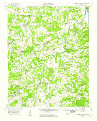 Cumberland Furnace Tennessee Historical topographic map, 1:24000 scale, 7.5 X 7.5 Minute, Year 1958