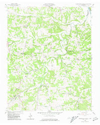 Cumberland Furnace Tennessee Historical topographic map, 1:24000 scale, 7.5 X 7.5 Minute, Year 1958