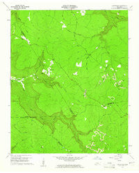 Curtistown Tennessee Historical topographic map, 1:24000 scale, 7.5 X 7.5 Minute, Year 1960