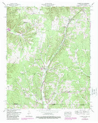 Cypress Inn Tennessee Historical topographic map, 1:24000 scale, 7.5 X 7.5 Minute, Year 1951