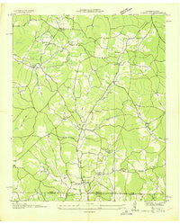Cypress Inn Tennessee Historical topographic map, 1:24000 scale, 7.5 X 7.5 Minute, Year 1936