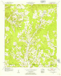 Cypress Inn Tennessee Historical topographic map, 1:24000 scale, 7.5 X 7.5 Minute, Year 1951