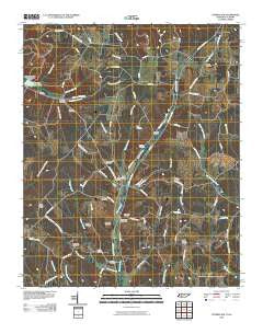 Cypress Inn Tennessee Historical topographic map, 1:24000 scale, 7.5 X 7.5 Minute, Year 2010