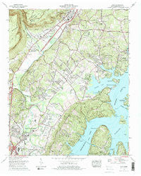 Daisy Tennessee Historical topographic map, 1:24000 scale, 7.5 X 7.5 Minute, Year 1976