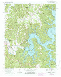 Dale Hollow Dam Tennessee Historical topographic map, 1:24000 scale, 7.5 X 7.5 Minute, Year 1968