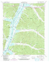 Daniels Landing Tennessee Historical topographic map, 1:24000 scale, 7.5 X 7.5 Minute, Year 1949