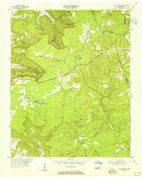 De Rossett Tennessee Historical topographic map, 1:24000 scale, 7.5 X 7.5 Minute, Year 1954