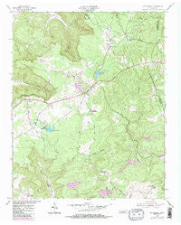 De Rossett Tennessee Historical topographic map, 1:24000 scale, 7.5 X 7.5 Minute, Year 1954