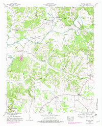 Dellrose Tennessee Historical topographic map, 1:24000 scale, 7.5 X 7.5 Minute, Year 1948