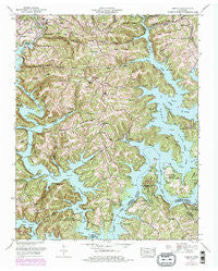 Demory Tennessee Historical topographic map, 1:24000 scale, 7.5 X 7.5 Minute, Year 1952