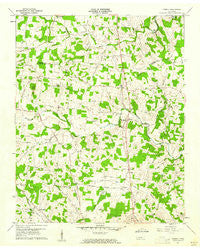 Dibrell Tennessee Historical topographic map, 1:24000 scale, 7.5 X 7.5 Minute, Year 1960
