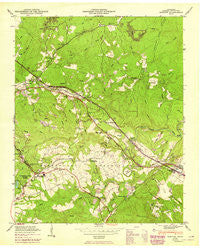 Dorton Tennessee Historical topographic map, 1:24000 scale, 7.5 X 7.5 Minute, Year 1949