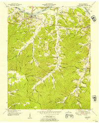 Dover Tennessee Historical topographic map, 1:24000 scale, 7.5 X 7.5 Minute, Year 1950