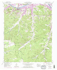 Dover Tennessee Historical topographic map, 1:24000 scale, 7.5 X 7.5 Minute, Year 1950