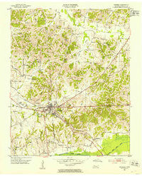 Dresden Tennessee Historical topographic map, 1:24000 scale, 7.5 X 7.5 Minute, Year 1952
