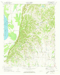 Drummonds Tennessee Historical topographic map, 1:24000 scale, 7.5 X 7.5 Minute, Year 1970