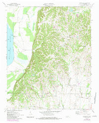 Drummonds Tennessee Historical topographic map, 1:24000 scale, 7.5 X 7.5 Minute, Year 1970