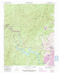 Ducktown Tennessee Historical topographic map, 1:24000 scale, 7.5 X 7.5 Minute, Year 1957