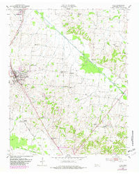 Dyer Tennessee Historical topographic map, 1:24000 scale, 7.5 X 7.5 Minute, Year 1953