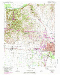 Dyersburg Tennessee Historical topographic map, 1:24000 scale, 7.5 X 7.5 Minute, Year 1952