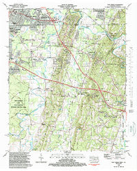 East Ridge Tennessee Historical topographic map, 1:24000 scale, 7.5 X 7.5 Minute, Year 1982