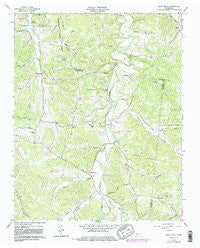 Ellis Mills Tennessee Historical topographic map, 1:24000 scale, 7.5 X 7.5 Minute, Year 1965