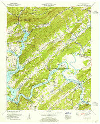 Elverton Tennessee Historical topographic map, 1:24000 scale, 7.5 X 7.5 Minute, Year 1953