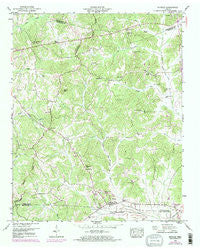 Enville Tennessee Historical topographic map, 1:24000 scale, 7.5 X 7.5 Minute, Year 1950