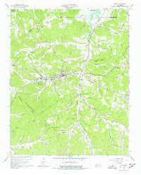 Erin Tennessee Historical topographic map, 1:24000 scale, 7.5 X 7.5 Minute, Year 1965