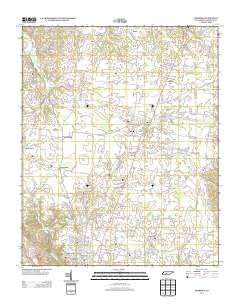 Ethridge Tennessee Historical topographic map, 1:24000 scale, 7.5 X 7.5 Minute, Year 2013