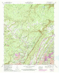 Fairmount Tennessee Historical topographic map, 1:24000 scale, 7.5 X 7.5 Minute, Year 1969