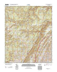 Fairmount Tennessee Historical topographic map, 1:24000 scale, 7.5 X 7.5 Minute, Year 2013